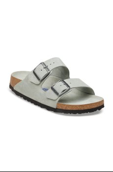 Замшевые шлепанцы Birkenstock Arizona