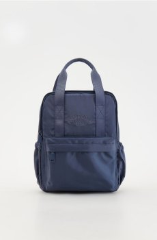 Reserved - Нейлоновий рюкзак з кишенею - темно-синій - 398AB-59X