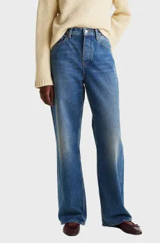 Женские синие джинсы LOOSE STRAIGHT RW BO Синий 27-32 Tommy Hilfiger WW0WW43709