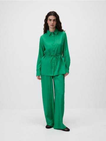 Reserved - LADIES` TROUSERS - зелений - 1036P-77X Reserved - LADIES` TROUSERS - зелений - 1036P-77X