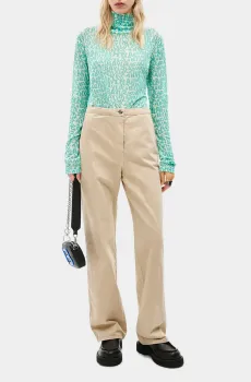 Женские бежевые брюки Бежевый 40 Bimba Y Lola 212BR6022.T1090