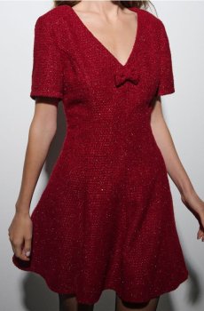 Мінісукня - буряковий