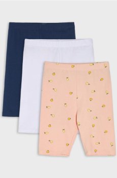 Бавовняні велосипедки 3 pack - різнобарвний