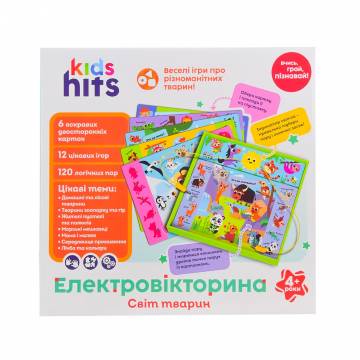 Навчальна гра Kids Hits Електровікторина Світ тварин (KH55/003) Навчальна гра Kids Hits Електровікторина Світ тварин (KH55/003)