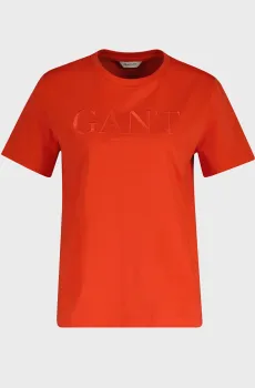 Женская красная футболка REG TONAL GRAPHIC Красный XS Gant 4200502