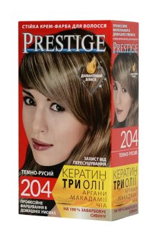 Стойкая крем-краска для волос Vips Prestige 204 Темно-русый, 100 мл