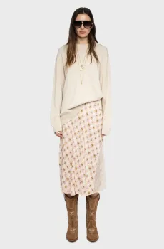 Женская юбка с узором Jayla Разноцветный 38 ZADIG&VOLTAIRE WWSK01659_PEAR