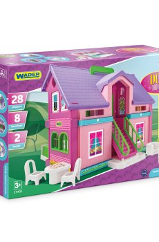 Детский дом для кукол Wader, от 3 лет (25401)