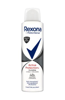 Антиперспирант-аэрозоль Rexona MotionSense 48H, невидимый на черном и белом, женский, 150 мл