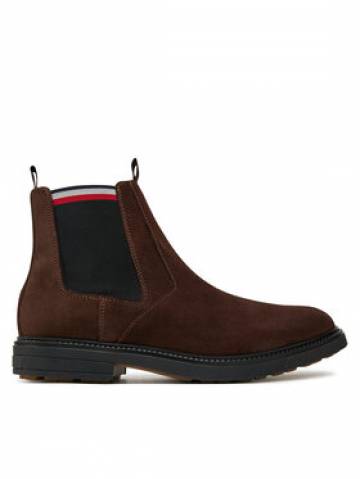 Tommy Hilfiger Челсі Outdoor Suede Chelsea FM0FM05191 Коричневий Tommy Hilfiger Челсі Outdoor Suede Chelsea FM0FM05191 Коричневий