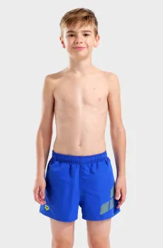 Детские синие плавательные шорты BEACH SHORT LOGO R Синий 10 Arena 006446-862