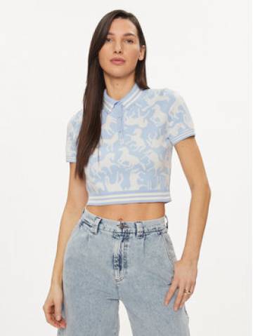 United Colors Of Benetton Поло 1094E300S Голубий Regular Fit United Colors Of Benetton Поло 1094E300S Голубий Regular Fit