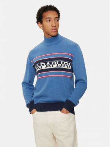 Napapijri Гольф D-Sardona NP0A4I2A Cиній Regular Fit Napapijri Гольф D-Sardona NP0A4I2A Cиній Regular Fit