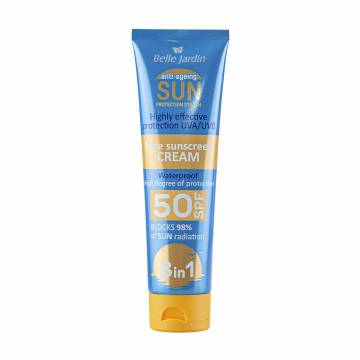 Солнцезащитный крем для лица Belle Jardin Face Sunscreen Cream SPF 50, 100 мл Солнцезащитный крем для лица Belle Jardin Face Sunscreen Cream SPF 50, 100 мл