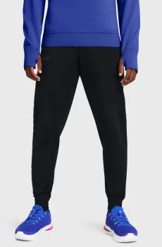 Мужские черные спортивные брюки UA INTELLIKNIT RUN PANT Черный L Under Armour 1374574-002