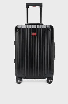 Черный чемодан ALUMINUM TROLLEY Черный S Diesel DSL002.1