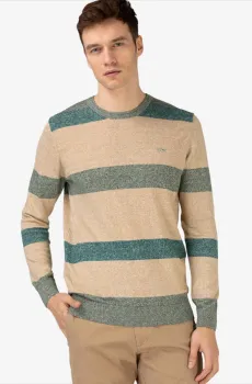 Мужской бежевый свитер Бежевый XS Lacoste AH011313K