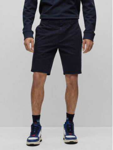 Hugo Шорти з тканини 50471182 Cиній Slim Fit Hugo Шорти з тканини 50471182 Cиній Slim Fit