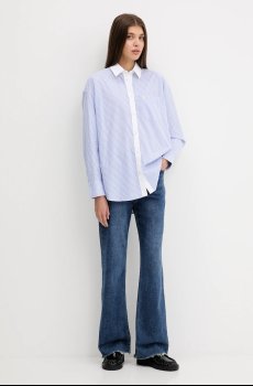 Хлопковая рубашка Guess Jeans