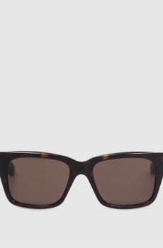 Коричневые солнцезащитные очки Soho Square XL