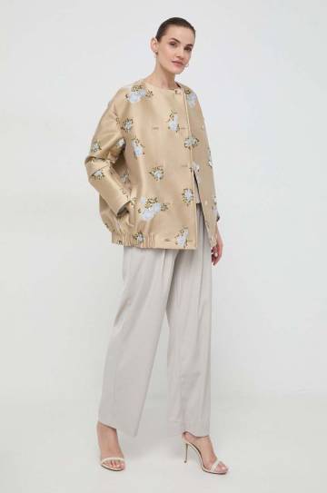 Куртка Custommade Filina женская цвет бежевый переходная oversize Куртка Custommade Filina женская цвет бежевый переходная oversize