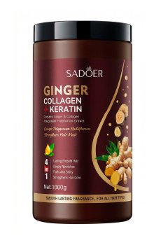 Маска для волос Sadoer Ginger Collagen Keratin Polygonum Multiflorum Hair Mask, 1 кг