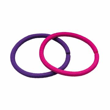 Набор зажимов для волос TITANIA, эластичные, 8шт, диам.4,5см, товщ.4мм, 7996 GIRL