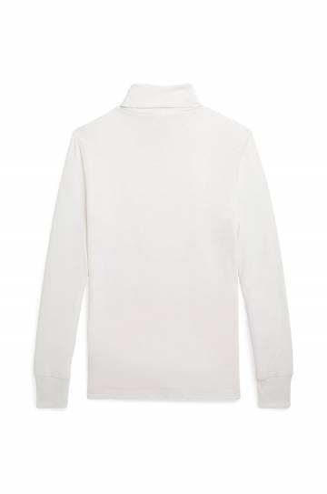 Детская хлопковая кофта Polo Ralph Lauren цвет белый однотонная 323952435003 Детская хлопковая кофта Polo Ralph Lauren цвет белый однотонная 323952435003