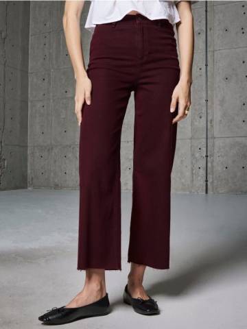 Джинси-кюлоти - коричневий