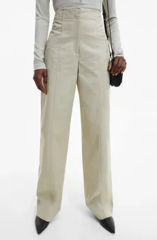 Женские бежевые брюки UTILITY STRAIGHT Бежевый 34 Calvin Klein K20K204965