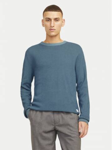Jack&Jones Светр Globe 12258139 Голубий Regular Fit Jack&Jones Светр Globe 12258139 Голубий Regular Fit