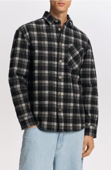 Reserved - Джинси куртка-сорочка - чорний - 693IR-99J