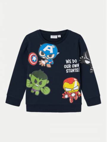 NAME IT Світшот MARVEL 13232193 Cиній Regular Fit NAME IT Світшот MARVEL 13232193 Cиній Regular Fit