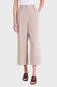 Женские бежевые брюки Бежевый 36 Naf Naf CENP027