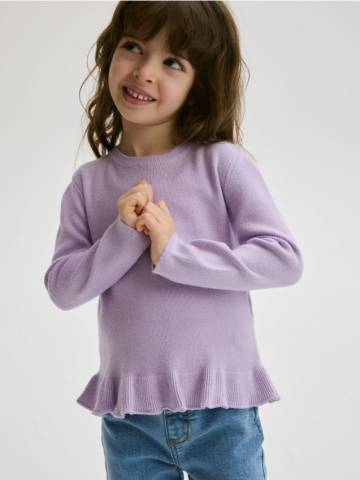 Reserved - BABIES` SWEATER - лавандовий - 213DB-04X Reserved - BABIES` SWEATER - лавандовий - 213DB-04X