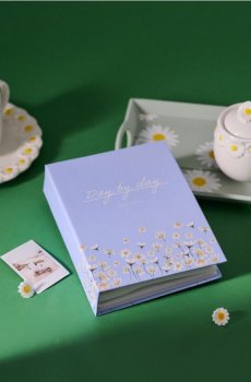 Альбом для фотографій з ромашковим мотивом - морська хвиля