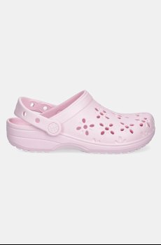 Шлепанцы Crocs CLASSIC FLORAL CUT OUT CLOG KIDS