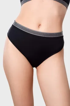Женские черные трусики Черный XL brabrabra SLZ27402121