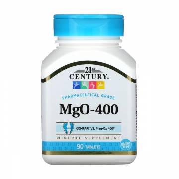 Магний 21st Century MgO-400, 90 таблеток Магний 21st Century MgO-400, 90 таблеток