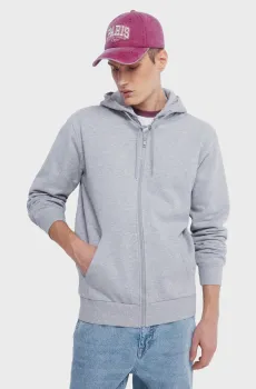 Мужское серое худи Серый S SPRINGFIELD 92108