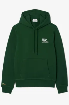 Зеленое худи (унисекс) Зеленый M Lacoste SH0132132
