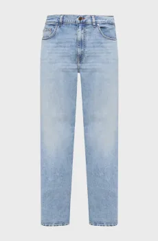 Мужские голубые джинсы Голубой 33 Guess M6GA82.D1090;RELL