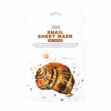 Тканевая маска для лица Tenzero Snail Sheet Mask, 25 мл Тканевая маска для лица Tenzero Snail Sheet Mask, 25 мл