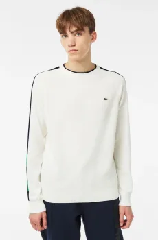 Мужской бежевый свитер Бежевый L-XL Lacoste AH240808B