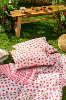 Комплект постільної білизни - червоний