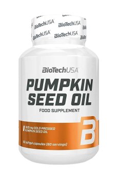 Масло семян тыквы BioTechUSA Pumpkin Seed Oil, 60 капсул