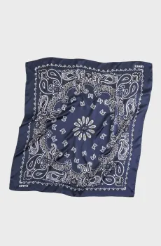 Женская темно-синяя бандана с узором Синий ONESIZE Levi’s® 005G0;0005