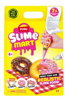 Игровой набор Slime Mart серии Shopping Bag Пончик, со слаймами, от 6 лет, 10 деталей (15901B)