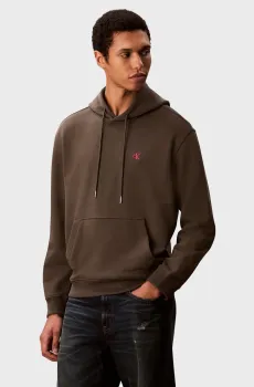 Мужское коричневое худи LS EU 350TERRY Коричневый M Calvin Klein Jeans LV04RC297G