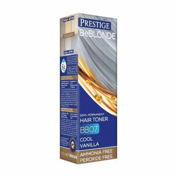 Безаммиачный оттеночный бальзам для волос Vips Prestige BeBlond Semi-Permanent Hair Toner BB07 Cool Vanilla, 100 мл Безаммиачный оттеночный бальзам для волос Vips Prestige BeBlond Semi-Permanent Hair Toner BB07 Cool Vanilla, 100 мл